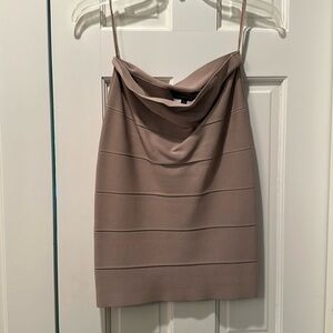 BCBGmaxazria - bandage skirt size S- taupe - like new - great fit